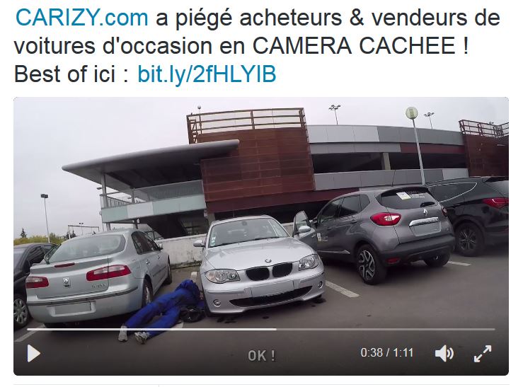 caméra cachée Carizy