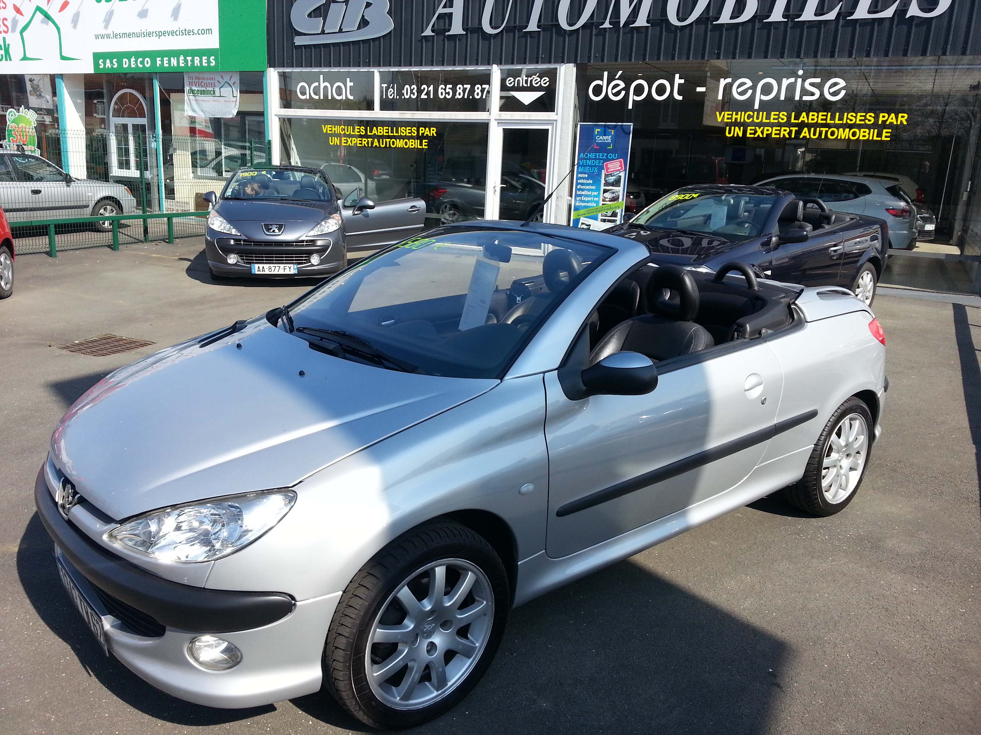 Voiture occasion PEUGEOT 206 CC labellisée à vendre à beuvry Ref #481